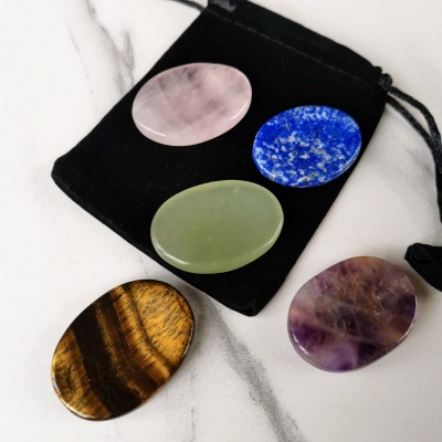 Palm Stone Worry Stone - Set of 5